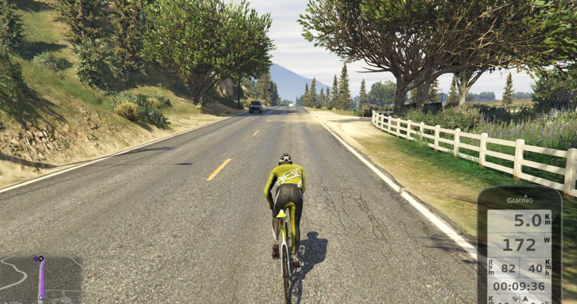 Ce mod de GTA V vous permet de faire le tour de Los Santos sur votre propre vélo comme sur Zwift